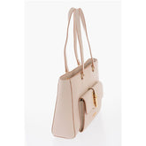 Moschino Beige Polyethylene Shoulder Bag